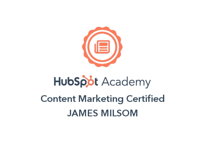 Content Marketing Certificate HubSpot 2023