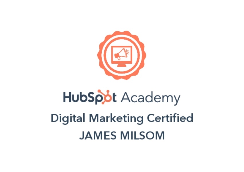 HubSpot Academy digital marketing certificate