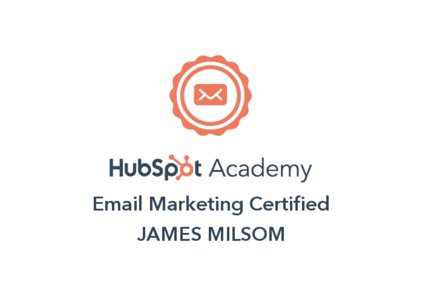 HubSpot Academy email marketing certificate