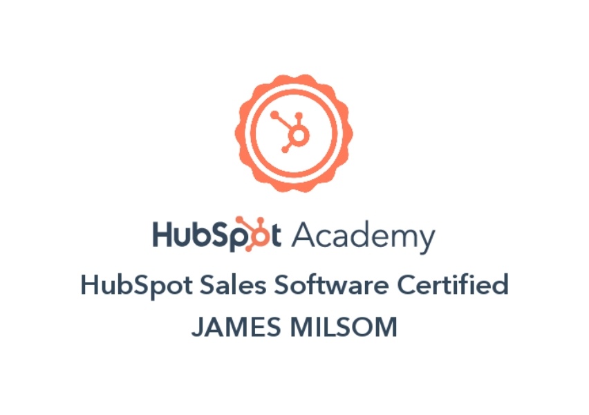 HubSpot Academy HubSpot Sales certificate